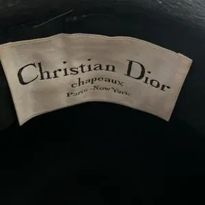 Dior | Accessories | Vintage Late 5early 60s Black Velour  display picture 3